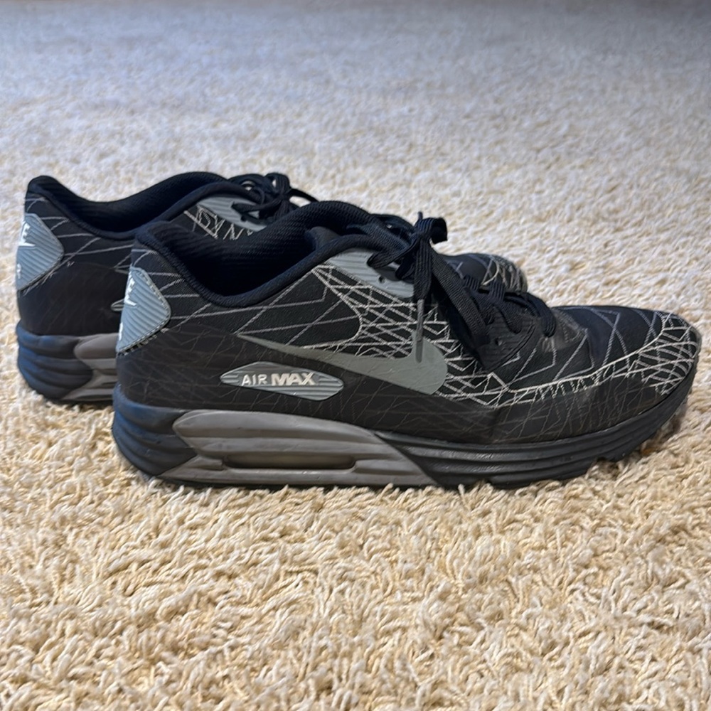 Nike Air Max Lunar 90 JACQUARD. Used, No Box. Unique pattern.